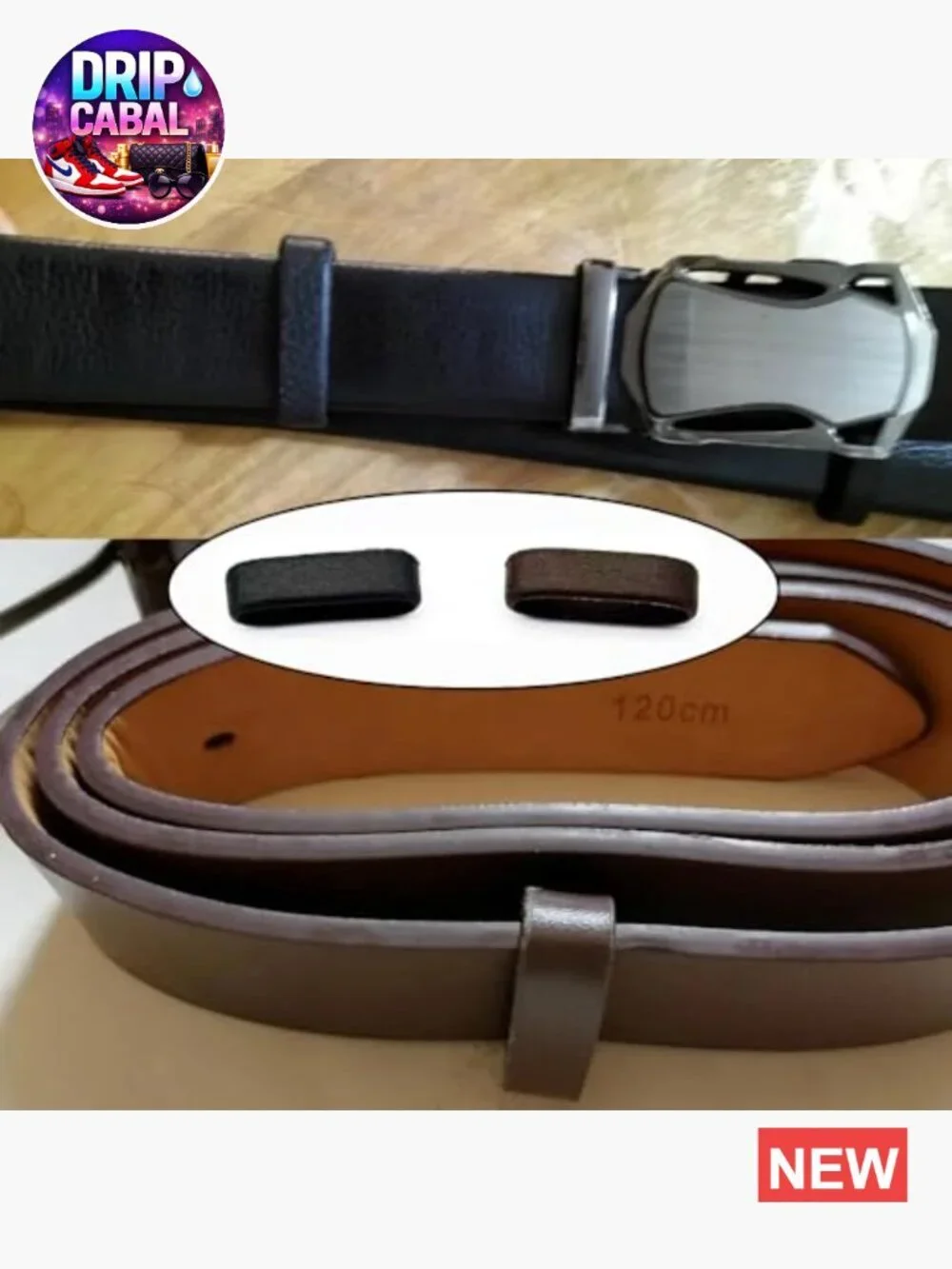 10 Pack Belt Loop Keepers TPU Plastic Leather Grain Belt Holder Straps